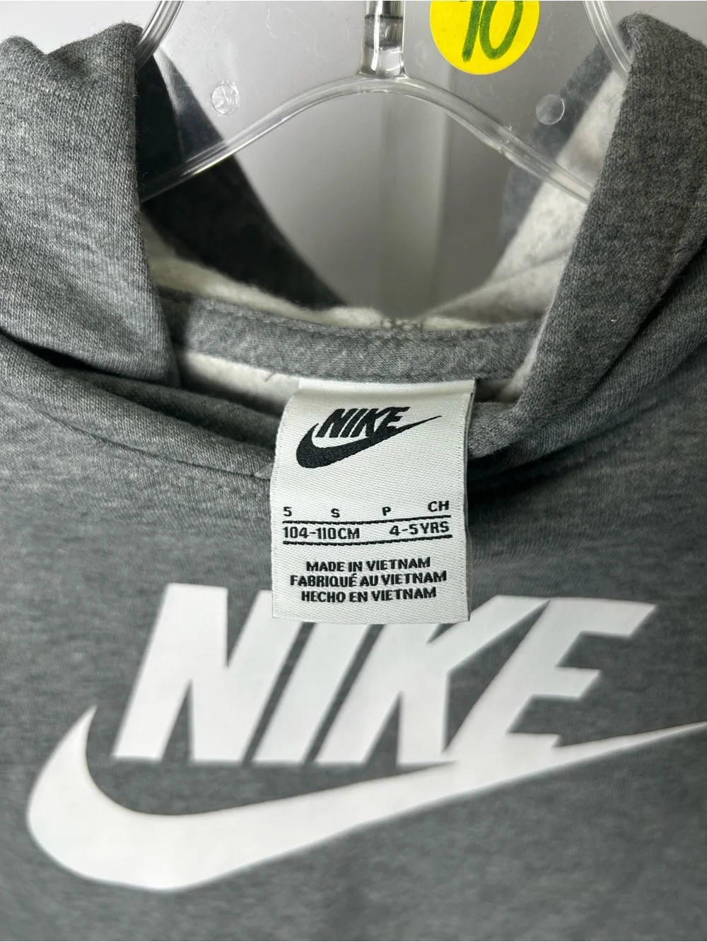 Nike Grey Hoodie and Joggers Set with White Swoosh - Picture 4 of 9